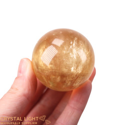 Spheres: Honey Calcite Sphere /43mm