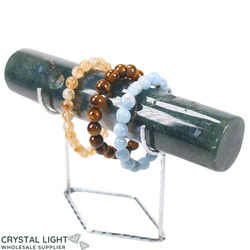 Display Pieces on Stand: Moss Agate Jewellery Display