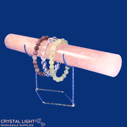 Display Pieces on Stand: Rose Quartz Jewellery Display