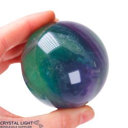 Spheres: Rainbow Fluorite Sphere /59mm
