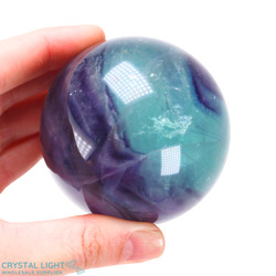 Spheres: Rainbow Fluorite Sphere /62mm