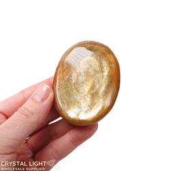 Soapstones & Palmstones Single Listings: Golden Mica Palmstone