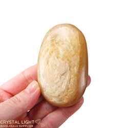 Soapstones & Palmstones Single Listings: Golden Mica Palmstone