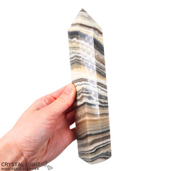 Single Point Listings: Banded Calcite Large Point