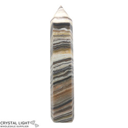 Single Point Listings: Banded Calcite Large Point
