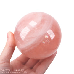 Spheres: Rose Quartz Sphere /76mm