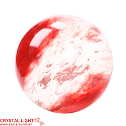 Spheres: Strawberry Obsidian Sphere /105mm