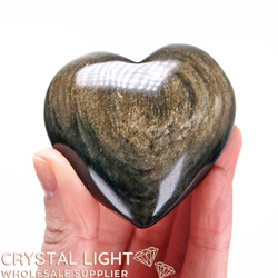 Freeform: Goldsheen Obsidian Heart