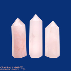 Polished Points By Quantity: Rose Quartz Polished Point