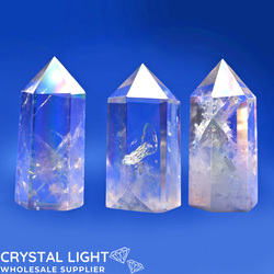 Polished Point Lots: Aura Quartz Point Lot