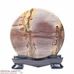 Dendritic Jasper Plate on Stand