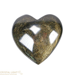 Hearts: Goldsheen Obsidian Heart