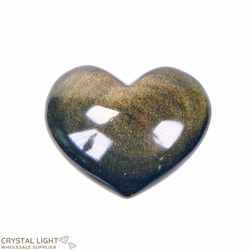 Hearts: Goldsheen Obsidian Heart