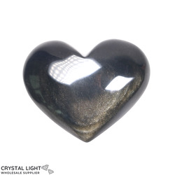 Hearts: Goldsheen Obsidian Heart