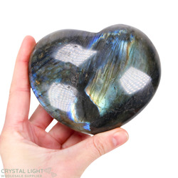 Hearts: Labradorite Heart