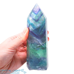Single Point Listings: Rainbow Fluorite Point
