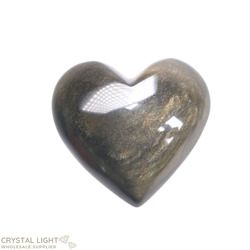 Hearts: Goldsheen Obsidian Heart