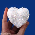 Rainbow Aura Druse Heart