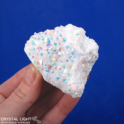 Single Druse Pieces: Rainbow Aura Druse