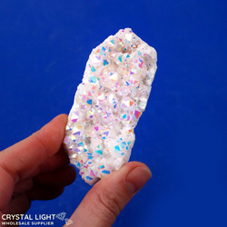 Single Druse Pieces: Rainbow Aura Druse
