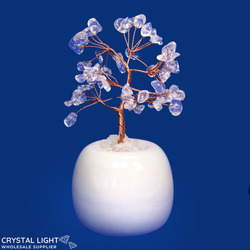 Small/Extra Small Trees: Clear Quartz Ceramic Tree
