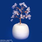 Clear Quartz Ceramic Tree