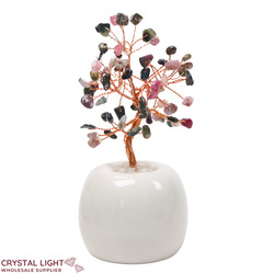 Small/Extra Small Trees: Mixed Tourmaline Ceramic Tree