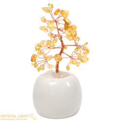 Small/Extra Small Trees: Citrine Ceramic Tree