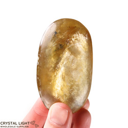 Soapstones & Palmstones Single Listings: Golden Mica Palmstone