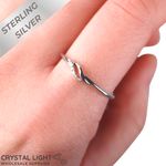 Natural Diamond Twist Ring