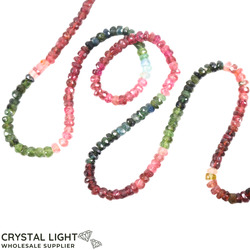 Specialised Beads: Mixed Tourmaline Faceted Beads 3mm