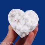 Rainbow Aura Druse Heart