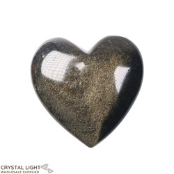 Hearts: Goldsheen Obsidian Heart