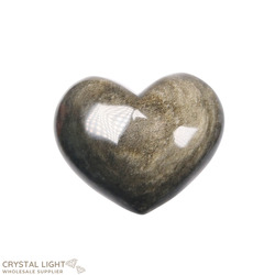Hearts: Goldsheen Obsidian Heart
