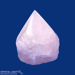 Cut Base Points: Rose Quartz Cut Base Point