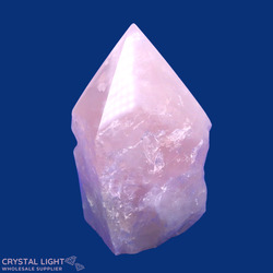 Cut Base Points: Rose Quartz Cut Base Point