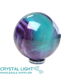 Spheres: Rainbow Fluorite Sphere /64mm