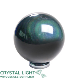 Spheres: Rainbow Obsidian Sphere /57mm