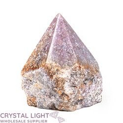 Cut Base Points: Lepidolite Cut Base Point