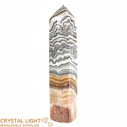 Single Point Listings: Banded Calcite Large Point