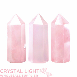 Polished Point Lots: Rose Quartz Point Lot