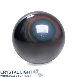Spheres: Rainbow Obsidian Sphere /65mm