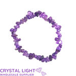 Amethyst Chip Bracelet