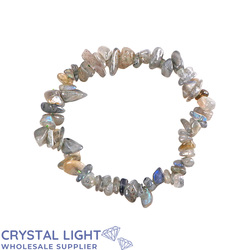 Chip Bead Bracelets: Labradorite Chip Bracelet