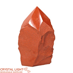 Cut Base Points: Red Jasper Cut Base Point