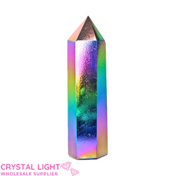 Single Point Listings: Titanium Aura Obsidian Point