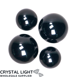 Spheres: Black Obsidian Sphere Lot