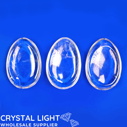 Thumb & Worry Stones: Clear Quartz Worry Stone