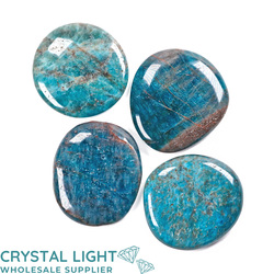 Flatstone Individuals and Lots: Blue Apatite Flatstone Lot