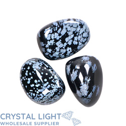 Tumble Lots: Snowflake Obsidian Large Tumble Lot